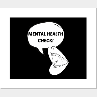 Mental Health Check! Posters and Art